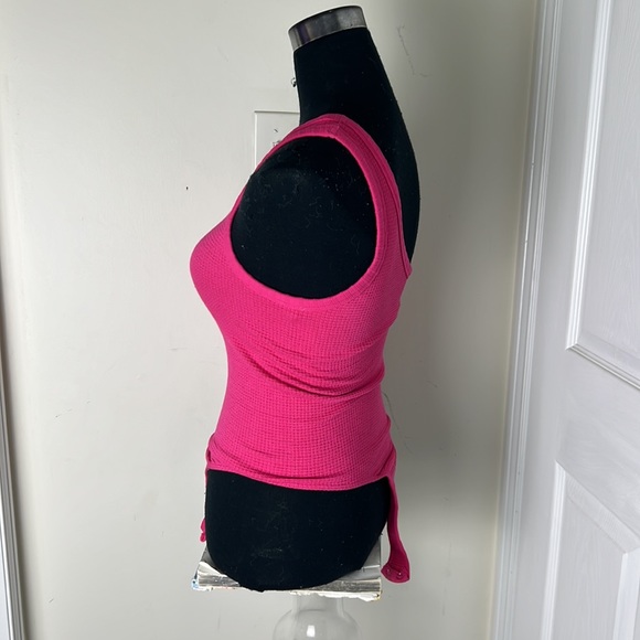 Sugar Rain Stretchy Barbie Pink One Shoulder Bodysuit Size M/L - Picture 8 of 11